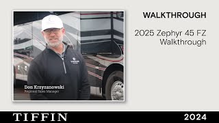 2025 Zephyr 45 FZ Walkthrough [upl. by Ahseital832]