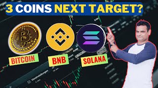 Bitcoin BNB and Solana SOL Price Analysis in English 🔥🔥 [upl. by Minni674]