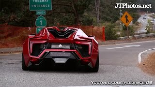 Lykan HyperSport driving in California [upl. by Enyaht]