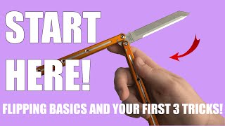 THESE ARE THE FIRST TRICKS TO LEARN Balisong tricks and tips for beginners [upl. by Nawoj]