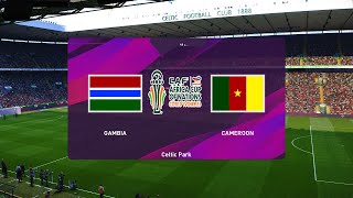 ⚽ Gambia vs Cameroon ⚽  CAF AFCon cup 23012024  FIFA 2024 [upl. by Roselane]