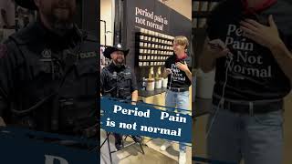 Cop Tries Period Pain Simulator [upl. by Jenkins]