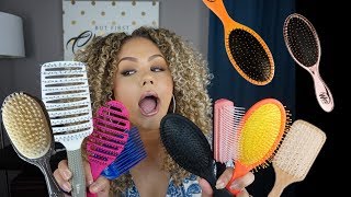 FAVORITE  MUSTHAVE BRUSHES FOR CURLY HAIR [upl. by Hephzipah]