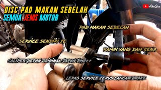 Braket Caliper Brake Jemm Pad Makan Sebelah 125zR akujoe [upl. by Ahsitel]