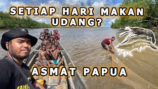 UDANG ASMAT PAPUA  BISA MAKAN SETIAP HARI  DISTRIK ATSJ amp KOTA AGATS [upl. by Annasor103]