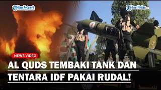 BRIGADE AL QUDS Bentrok Sengit di Khan Yunis Tembaki Tank dan Tentara IDF Pakai Rudal RPG [upl. by Fadden]