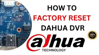 Dahua DVR ka password kaysay factory Reset kart [upl. by Malvie]