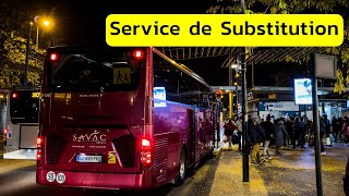 RER A Arrêté Je Prends Car Savac  Bus de Substitution Entre NanterrePréfecture et MaisonsLaffitte [upl. by Joyce]