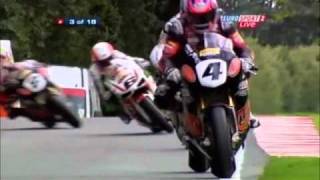 Josh brookes michael rutter crash at cadwell [upl. by Selemas]