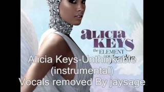 Alicia Keys  Unthinkable Instrumental [upl. by Burne]