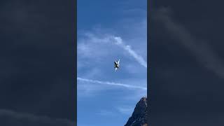 Swiss🇨🇭Air Force F18 Hornets shooting practice on the Axalp Airshow f18 axalp superhornet [upl. by Refinney947]