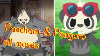 PanchamPangoro αll attacks amp moves Pokemon pokeamourshippings9667 [upl. by Johansen]