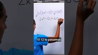 Seguro que no habías visto una ecuación logarítmica con esta estructura  ln2x²12  ln60 [upl. by Rotciv]