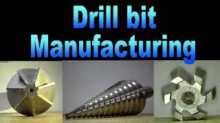 Drill bit Manufacturing Process  Tungsten Carbide rod to Drilling Tool Complete procedure [upl. by Kristof]