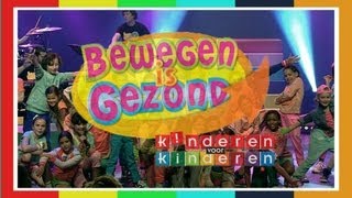 Kinderen voor Kinderen  Bewegen is Gezond Officiële videoclip [upl. by Roobbie]