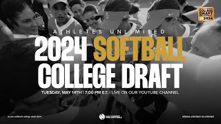 2024 AU Pro Softball College Draft [upl. by Bald637]