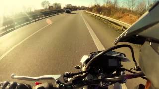 ► Yamaha WR 125X with Malossi 180 Kit  Top Speed  Fabilord [upl. by Ahsienak]