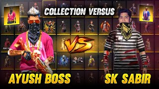 SK Sabir Vs Boss Ayush Collection Versus  Can beat sksabirgaming [upl. by Aibun202]