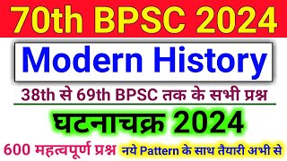 70th BPSC 2024  Ghatna Chakra Purvavlokan  Modern History  आधुनिक भारत  Previous Year Questions [upl. by Lorenzo451]