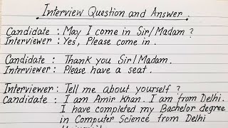 Interview preparation  Job interview questions and answers  MANHA EDUCATION [upl. by Vi184]