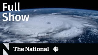 CBC News The National  Hurricane Beryl slams into Jamaica [upl. by Deane]