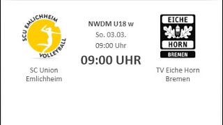 SCU Emlichheim  TV Eiche Horn Bremen F3 [upl. by Novyat]