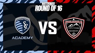 Sporting Kansas City Academy vs Indios Denver FC  National Round of 16  2023 Fall Season [upl. by Constancia]