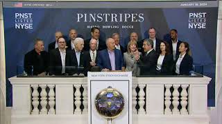 Pinstripes NYSE PNST Rings The Opening Bell® [upl. by Attelrak]