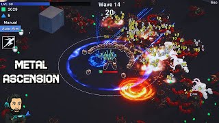 METAL ASCENSION Gameplay  Robot Roguelite Bullet Hell no commentary [upl. by Litton171]