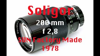 Soligor 200 mm f 28 Sun Factory [upl. by Fredela]