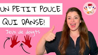 Un petit pouce qui danse  Comptine pour apprendre les doigts de la main  Andreeas Music Box [upl. by Suchta27]