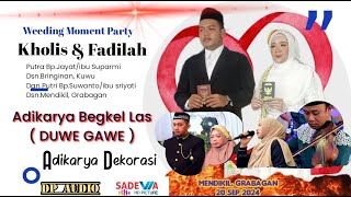 🔵🔴 LIVE LATANSA GAMBUS\weeding KHOLIS amp FADILAH \ SADEWA HD \ DUA PUTRA AUDIO \ Mendikil 200924 [upl. by Barden]