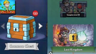 Opening 130 Chest  And Unlock Lost Kingdom Idle Miner Tycoon Gameplay Ep20 [upl. by Atihana]