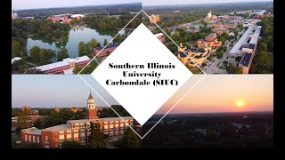 4K Aerial Panoramic View of Southern Illinois University Carbondale جامعة جنوب الينوي [upl. by Yrred235]