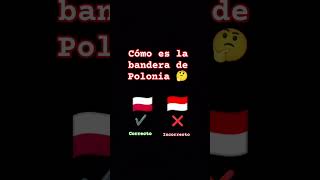 cómo es la bandera de Polonia [upl. by Burta]