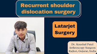 Are you suffering from Recurrent Shoulder dislocation   Latarjetsurgery shoulderdislocation [upl. by Timmie]