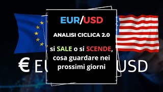 Analisi Ciclica 20 EURUSD si SALE o si SCENDE cosa guardare nei prossimi giorni [upl. by Angelis]