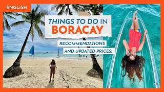 TOP 20 THINGS TO DO IN BORACAY • Places to Visit amp Activities UPDATED Rates • Philippine Beach List [upl. by Alexandros968]