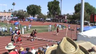 Devon Allen Sr Brophy Prep 2013 AZ Div 1 Track  110hh State Champ 1359 5112013 [upl. by Medovich]