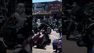 Of course a Stormtrooper rides a softail 😎 [upl. by Ytrebil762]