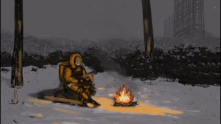 2 Hours of Post Apocalyptic Acoustic Guitar with campfire ambience [upl. by Pineda]