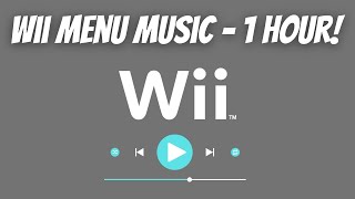 Wii Menu Music 1 Hour  Full Hour of the Relaxing Wii Menu Theme Song [upl. by Rania965]