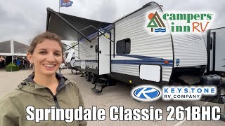 Keystone RVSpringdale Classic261BHC  by Campers Inn RV – The RVer’s Trusted Resource [upl. by Ennayllek]