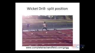 Using Wicket Drills to Teach Top Speed Technique amp Maximum Velocity [upl. by Felt]