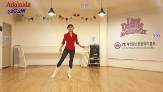 Adalaida Line Dance Improver 스텝설명 Gary OReilly Tutorial l 라인댄스 [upl. by Fairbanks447]