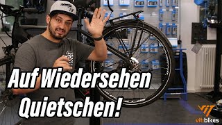 Deine Bremse quietscht Tobi hilft  vitbikesTV [upl. by Johnnie]