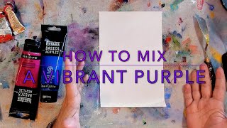 How to Mix Vibrant Purples [upl. by Nezah431]