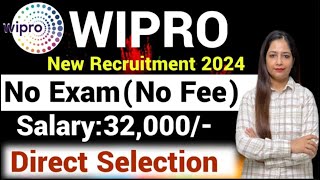 Wipro Recruitment 2024Work From Home JobsWork From Home JobTechnical Government job MeetAug 2024 [upl. by Gerdy]