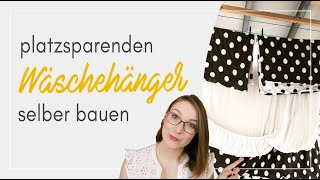 Bau deinen eigenen hängenden Wäscheständer mitmir 👚DIYAnleitung für deinen platzsparenden Hangbird [upl. by Ecargyram]