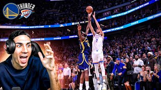 ¡TRIPLE en EL ÚLTIMO SEGUNDO vs CURRY ¿40 PUNTOS de SHAI  THUNDER vs WARRIORS 191123 [upl. by Dyanne498]